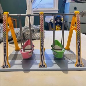 Playmobil Summer Fun 5553 Boat Swing Set Amusement Park